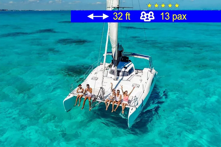 Catamaran for Small Groups Cancun